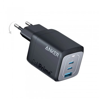 Síťová nabíječka Anker Prime A2669313 GaN 67 W 2× USB-C a USB-A šedá