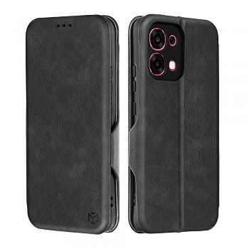 Pouzdro Techsuit Safe Wallet Plus pro Oppo A6 Pro 4G a 5G černé