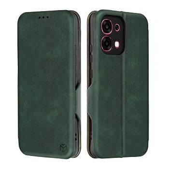 Pouzdro Techsuit Safe Wallet Plus pro Oppo A6 Pro 4G a 5G zelené