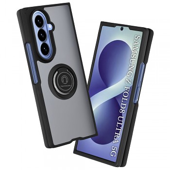 Kryt Techsuit Glinth s otočným kroužkem pro Samsung Galaxy Z Fold8 Ultra černý