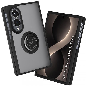 Kryt Techsuit Glinth s otočným kroužkem pro Samsung Galaxy Z Fold8 černý