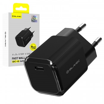 Adaptér Blavec BC-6 GaN4 USB-C PD 33 W černý