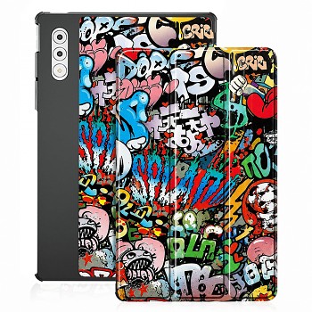 Pouzdro Techsuit FoldPro pro Lenovo Yoga Tab Plus 12.7 s motivem Urban Vibe