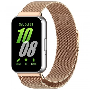 Řemínek Techsuit W009 pro Samsung Galaxy Fit3 růžově zlatý