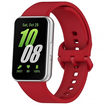 Řemínek Techsuit W086 pro Samsung Galaxy Fit3 červený