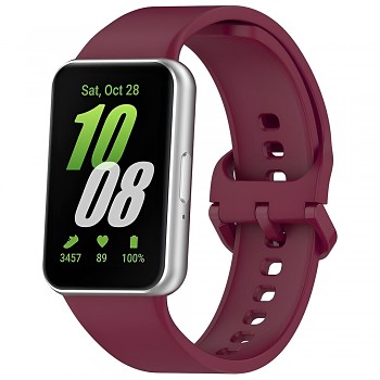 Řemínek Techsuit W086 pro Samsung Galaxy Fit3 vínový