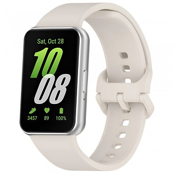 Řemínek Techsuit W086 pro Samsung Galaxy Fit3 krémově bílý