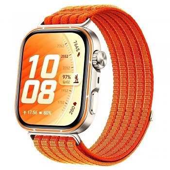 Řemínek Techsuit W085 pro Huawei Watch Fit 5 oranžový