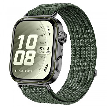 Řemínek Techsuit W085 pro Huawei Watch Fit 5 tmavě zelený