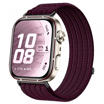 Řemínek Techsuit W085 pro Huawei Watch Fit 5 švestkový