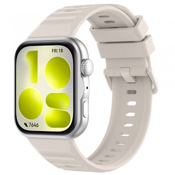 Řemínek Techsuit W082 pro Huawei Watch Fit 5 Pro krémový