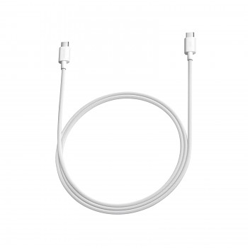 Datový kabel Xiaomi originální USB-C/USB-C opletený 3 A 1 m bílý