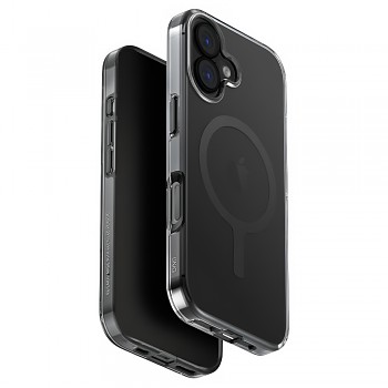 Kryt na iPhone 17 UNIQ Clario MagClick kouřově černý