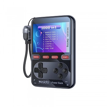 Powerbanka s herní konzolí Yesido YP87 10000 mAh 20 W černá