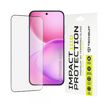 Tvrzené sklo Techsuit 111D Full Cover Full Glue pro Oppo Reno16 / Reno16 Pro černé