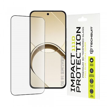 Tvrzené sklo Techsuit 111D Full Cover Full Glue pro Realme 16 5G černé