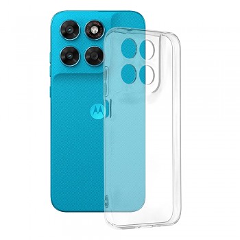 Kryt Techsuit Clear Silicone pro Motorola Moto G87 / G77 / G67 transparentní