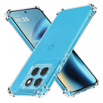 Kryt Techsuit Shockproof Clear Silicone pro Motorola Moto G87 / G77 / G67 transparentní