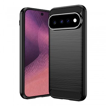 Kryt Techsuit Carbon Silicone pro Google Pixel 11 a Google Pixel 11 Pro černý