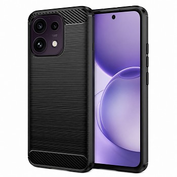 Kryt Techsuit Carbon Silicone pro Oppo Reno16 F a Oppo Reno16 FS černý