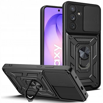 Kryt Techsuit CamShield pro Samsung Galaxy S26 FE a Samsung Galaxy S25 FE černý
