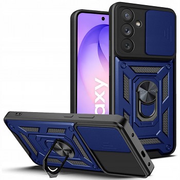 Kryt Techsuit CamShield pro Samsung Galaxy S26 FE a Samsung Galaxy S25 FE modrý