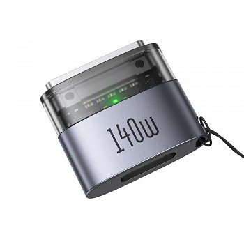 Adaptér Mcdodo OT-8850 USB-C / MagSafe 3 140 W s LED černý