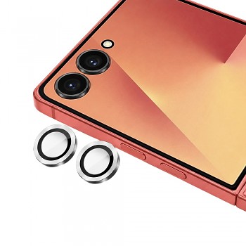 Ochranné sklo na fotoaparát Blueo pro Samsung Galaxy Z Flip8 stříbrné