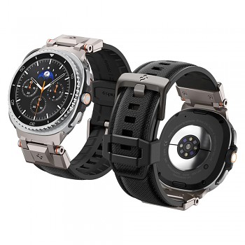 Řemínek s ochranným pouzdrem Spigen DuraPro Armor AMP10118 pro Samsung Galaxy Watch9 / Watch8 / Watch8 Classic černý