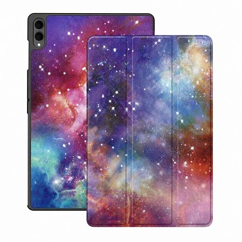 Pouzdro Techsuit FoldPro pro Samsung Galaxy Tab S11 Ultra / Tab S12 Ultra s motivem galaxie