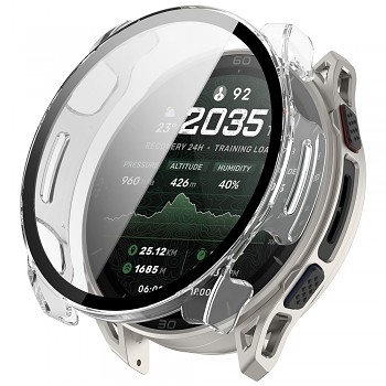 Kryt na hodinky Techsuit Defense360 Pro s ochrannou fólií pro Amazfit Cheetah 2 Ultra čirý