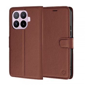 Pouzdro Techsuit Leather Folio pro Xiaomi 17T hnědé