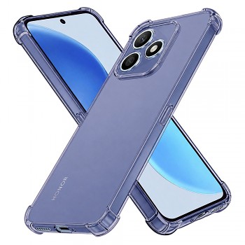 Kryt Techsuit Shockproof Clear Silicone pro Honor X8d kouřově černý