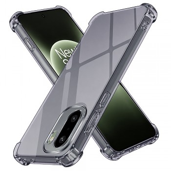 Kryt Techsuit Shockproof Clear Silicone pro OnePlus 15R kouřově černý