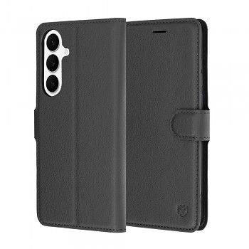 Pouzdro Techsuit Leather Folio pro Samsung Galaxy S26 FE a S25 FE černé