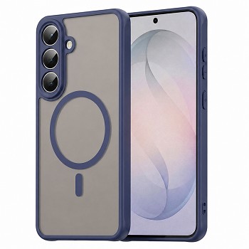 Kryt Techsuit HaloFrost II MagSafe pro Samsung Galaxy S26 FE tmavě modrý