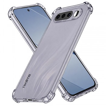 Kryt Techsuit Shockproof Clear pro Realme 16 5G kouřově černý