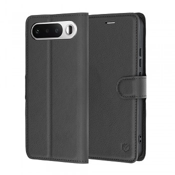 Pouzdro Techsuit Leather Folio pro Realme 16 5G černé