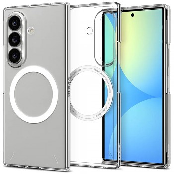 Kryt Spigen Air Skin MagFit pro Samsung Galaxy Z Fold8 Ultra čirý s bílými prvky