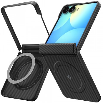 Kryt Spigen Air Skin Aramid MagFit pro Samsung Galaxy Z Flip8 černý