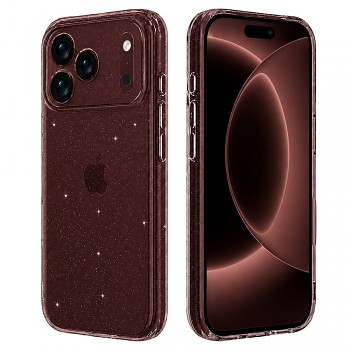 Kryt Techsuit SparkleSkin Series pro iPhone 18 Pro Max / iPhone 17 Pro Max čirý