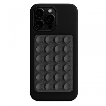 Přísavný držák na telefon Techsuit SC-PAD pro selfie antracitově šedý