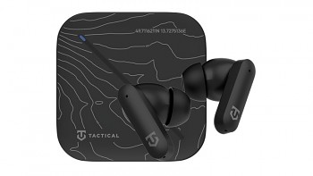 Bezdrátová sluchátka Tactical StrikePods Bahna CrudeOil černá