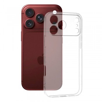 Kryt Techsuit Clear Silicone pro iPhone 18 Pro Max / iPhone 17 Pro Max průhledný