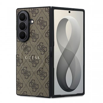 Kryt Guess PU Leather 4G Magnetic pro Samsung Galaxy Z Fold 8 Ultra hnědý