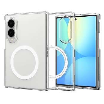 Spigen kryt Air Skin MagFit pro Samsung Galaxy Z Fold8, transparentní s bílými prvky