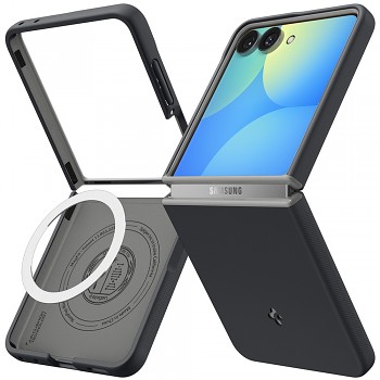 Spigen kryt Caseology Nano Pop MagSafe pro Samsung Galaxy Z Flip8, černý sezam