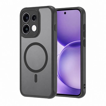 Techsuit kryt HaloFrost II MagSafe pro Oppo Reno16 F / Reno16 FS, černý