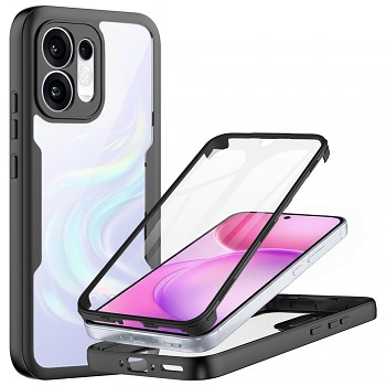 Techsuit kryt ColorVerse 360 Series s ochranou displeje pro Oppo Reno16 / Reno16 Pro, černý