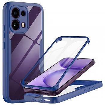 Techsuit kryt ColorVerse 360 Series s ochranou displeje pro Oppo Reno16 F / Reno16 FS, modrý